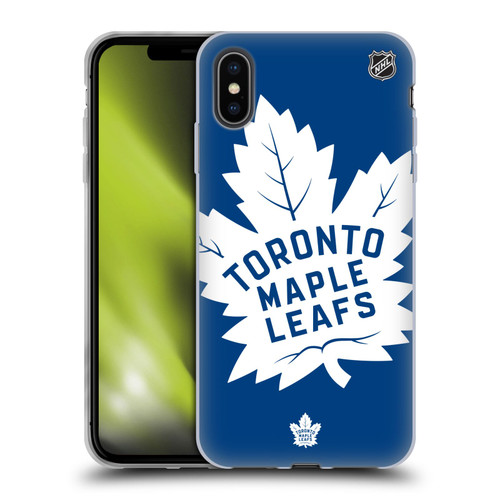 NHL Toronto Maple Leafs Oversized Soft Gel Case for Apple iPhone XS Max