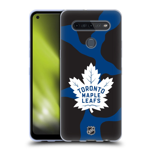NHL Toronto Maple Leafs Cow Pattern Soft Gel Case for LG K51S