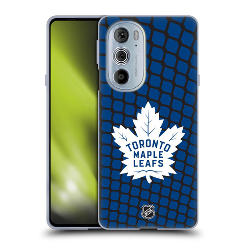 NHL Toronto Maple Leafs Net Pattern Soft Gel Case for Motorola Edge X30