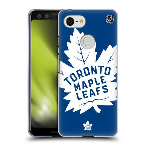 NHL Toronto Maple Leafs Oversized Soft Gel Case for Google Pixel 3