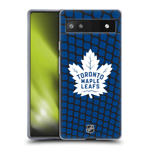 NHL Toronto Maple Leafs Net Pattern Soft Gel Case for Google Pixel 6a