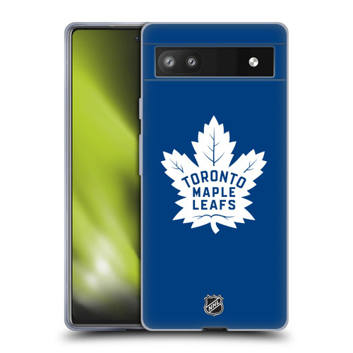 NHL Toronto Maple Leafs Plain Soft Gel Case for Google Pixel 6a