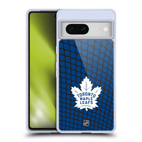 NHL Toronto Maple Leafs Net Pattern Soft Gel Case for Google Pixel 7