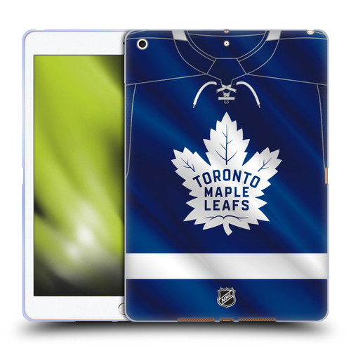 NHL Toronto Maple Leafs Jersey Soft Gel Case for Apple iPad 10.2 2019/2020/2021