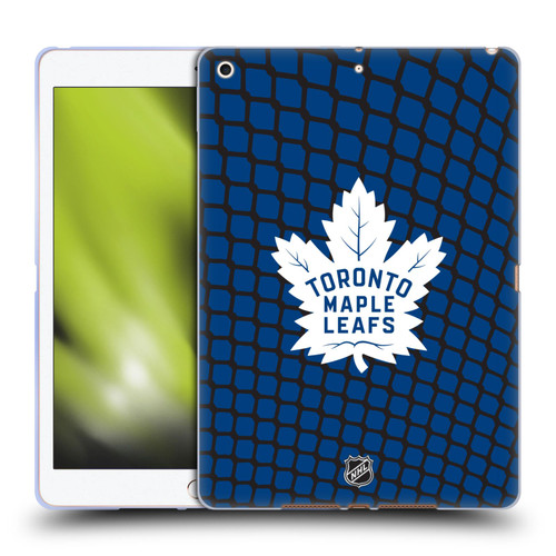 NHL Toronto Maple Leafs Net Pattern Soft Gel Case for Apple iPad 10.2 2019/2020/2021