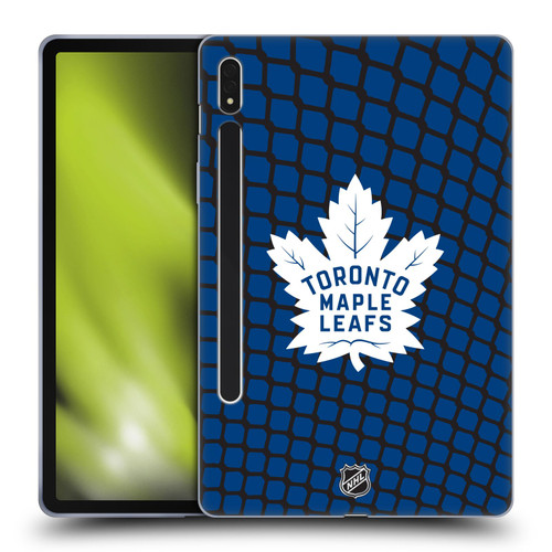 NHL Toronto Maple Leafs Net Pattern Soft Gel Case for Samsung Galaxy Tab S8