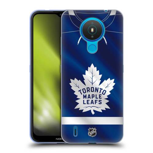 NHL Toronto Maple Leafs Jersey Soft Gel Case for Nokia 1.4