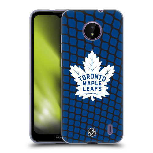 NHL Toronto Maple Leafs Net Pattern Soft Gel Case for Nokia C10 / C20