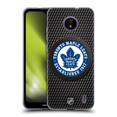 NHL Toronto Maple Leafs Puck Texture Soft Gel Case for Nokia C10 / C20