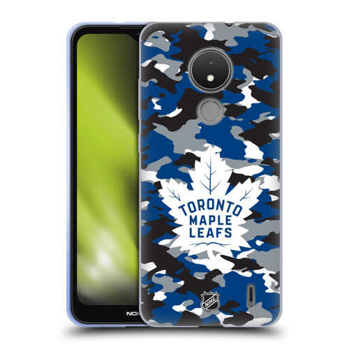 NHL Toronto Maple Leafs Camouflage Soft Gel Case for Nokia C21