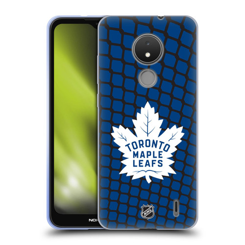 NHL Toronto Maple Leafs Net Pattern Soft Gel Case for Nokia C21