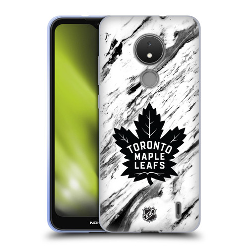 NHL Toronto Maple Leafs Marble Soft Gel Case for Nokia C21