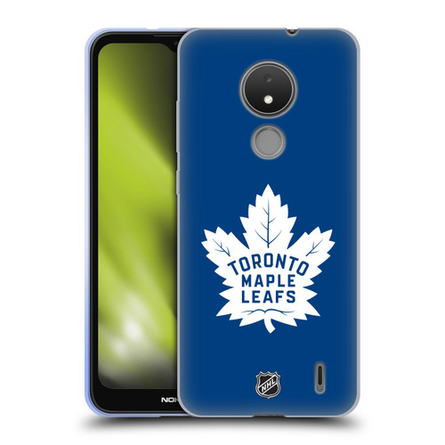 NHL Toronto Maple Leafs Plain Soft Gel Case for Nokia C21