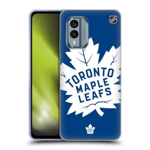 NHL Toronto Maple Leafs Oversized Soft Gel Case for Nokia X30