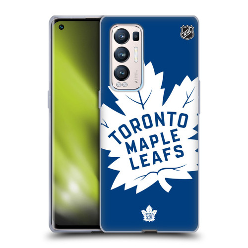 NHL Toronto Maple Leafs Oversized Soft Gel Case for OPPO Find X3 Neo / Reno5 Pro+ 5G