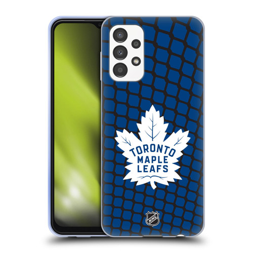 NHL Toronto Maple Leafs Net Pattern Soft Gel Case for Samsung Galaxy A13 (2022)