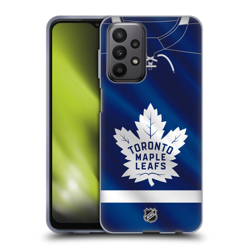 NHL Toronto Maple Leafs Jersey Soft Gel Case for Samsung Galaxy A23 / 5G (2022)