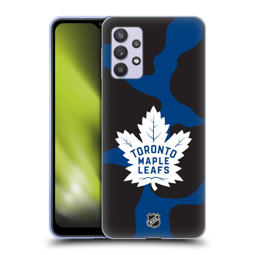 NHL Toronto Maple Leafs Cow Pattern Soft Gel Case for Samsung Galaxy A32 5G / M32 5G (2021)