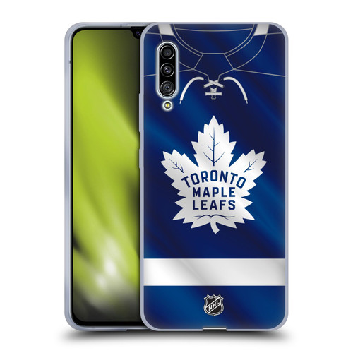 NHL Toronto Maple Leafs Jersey Soft Gel Case for Samsung Galaxy A90 5G (2019)