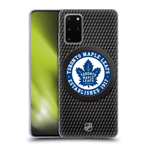 NHL Toronto Maple Leafs Puck Texture Soft Gel Case for Samsung Galaxy S20+ / S20+ 5G