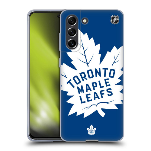 NHL Toronto Maple Leafs Oversized Soft Gel Case for Samsung Galaxy S21 FE 5G