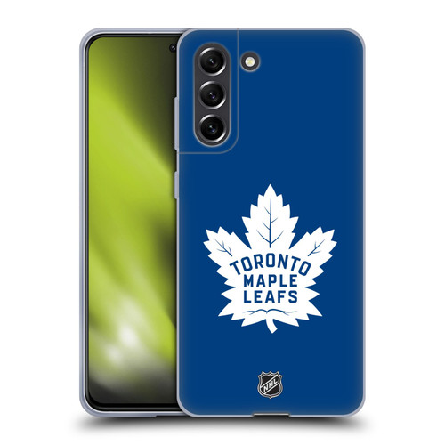 NHL Toronto Maple Leafs Plain Soft Gel Case for Samsung Galaxy S21 FE 5G