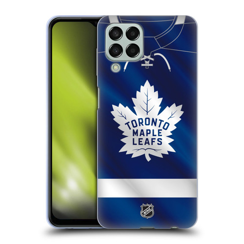 NHL Toronto Maple Leafs Jersey Soft Gel Case for Samsung Galaxy M33 (2022)
