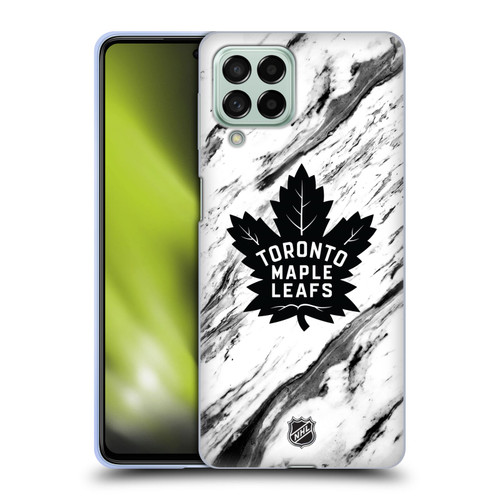 NHL Toronto Maple Leafs Marble Soft Gel Case for Samsung Galaxy M53 (2022)