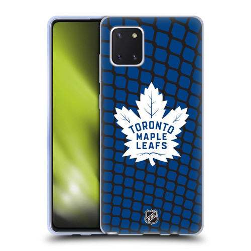 NHL Toronto Maple Leafs Net Pattern Soft Gel Case for Samsung Galaxy Note10 Lite