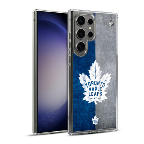 NHL Toronto Maple Leafs Half Distressed Soft Gel Case for Samsung Galaxy S23 Ultra 5G & MagSafe