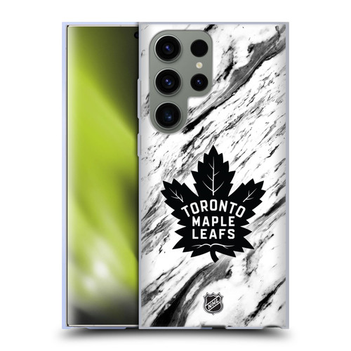 NHL Toronto Maple Leafs Marble Soft Gel Case for Samsung Galaxy S23 Ultra 5G