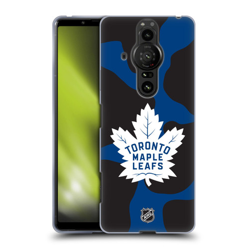 NHL Toronto Maple Leafs Cow Pattern Soft Gel Case for Sony Xperia Pro-I