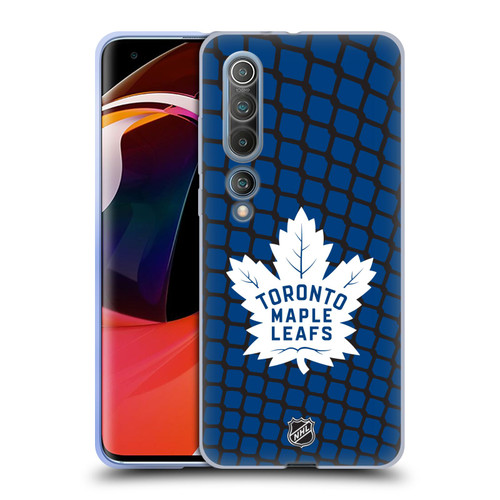 NHL Toronto Maple Leafs Net Pattern Soft Gel Case for Xiaomi Mi 10 5G / Mi 10 Pro 5G
