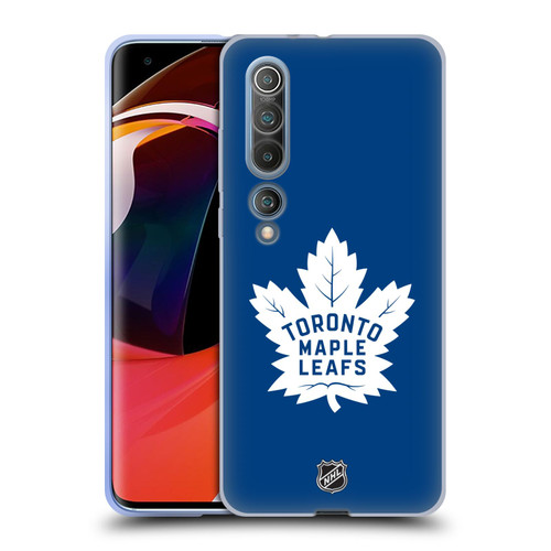 NHL Toronto Maple Leafs Plain Soft Gel Case for Xiaomi Mi 10 5G / Mi 10 Pro 5G