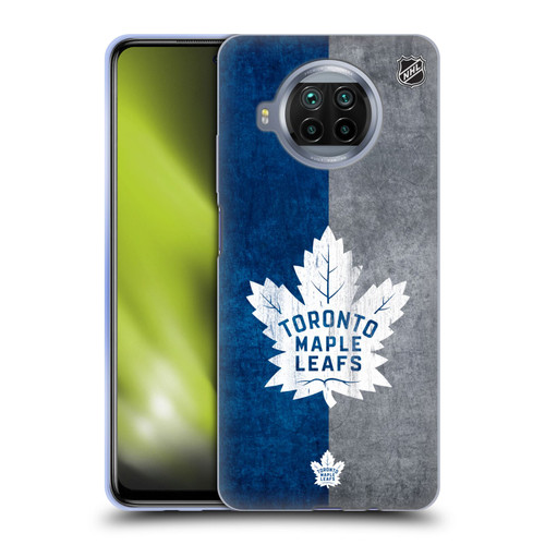 NHL Toronto Maple Leafs Half Distressed Soft Gel Case for Xiaomi Mi 10T Lite 5G
