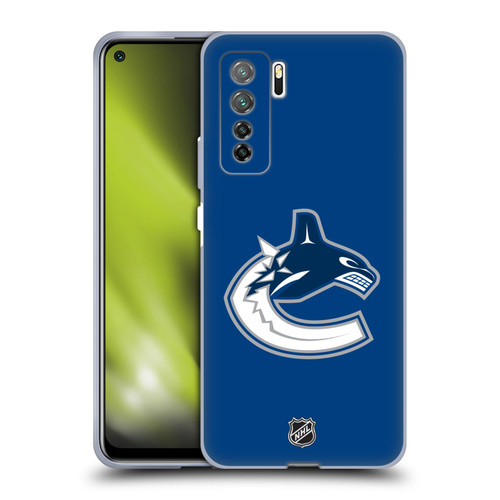 NHL Vancouver Canucks Plain Soft Gel Case for Huawei Nova 7 SE/P40 Lite 5G