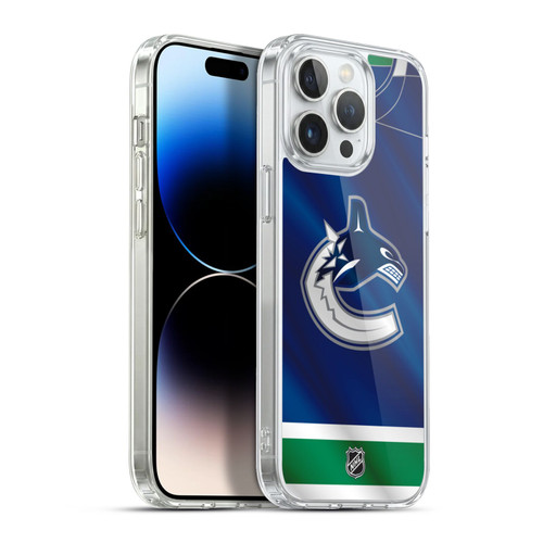 NHL Vancouver Canucks Jersey Soft Gel Case for Apple iPhone 13 Pro Max & MagSafe