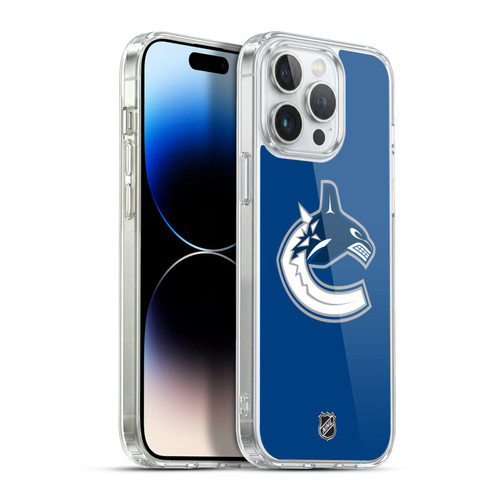 NHL Vancouver Canucks Plain Soft Gel Case for Apple iPhone 13 Pro Max & MagSafe