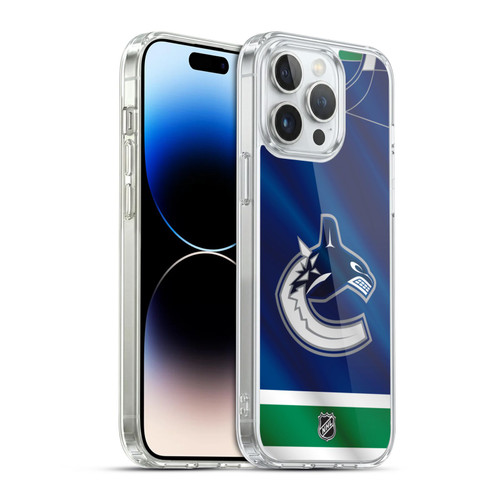 NHL Vancouver Canucks Jersey Soft Gel Case for Apple iPhone 14 Pro Max & MagSafe