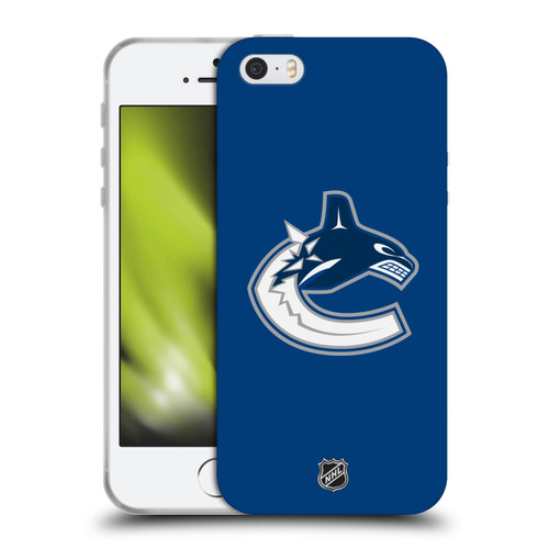 NHL Vancouver Canucks Plain Soft Gel Case for Apple iPhone 5 / 5s / iPhone SE 2016