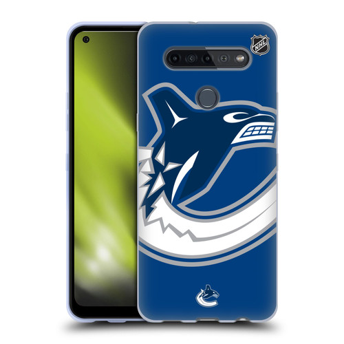 NHL Vancouver Canucks Oversized Soft Gel Case for LG K51S