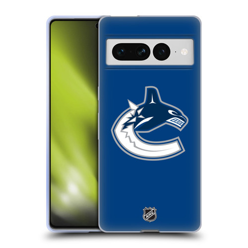 NHL Vancouver Canucks Plain Soft Gel Case for Google Pixel 7 Pro