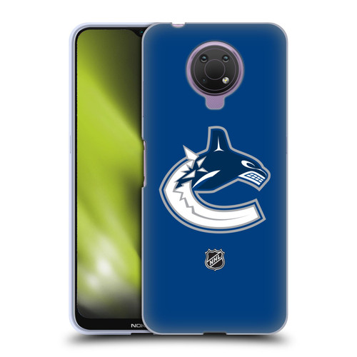 NHL Vancouver Canucks Plain Soft Gel Case for Nokia G10