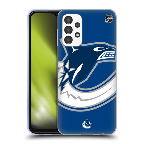 NHL Vancouver Canucks Oversized Soft Gel Case for Samsung Galaxy A13 (2022)