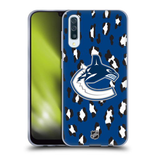 NHL Vancouver Canucks Leopard Patten Soft Gel Case for Samsung Galaxy A50/A30s (2019)