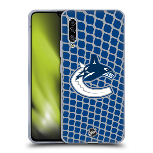 NHL Vancouver Canucks Net Pattern Soft Gel Case for Samsung Galaxy A90 5G (2019)