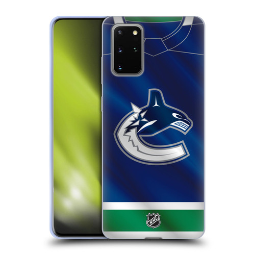 NHL Vancouver Canucks Jersey Soft Gel Case for Samsung Galaxy S20+ / S20+ 5G