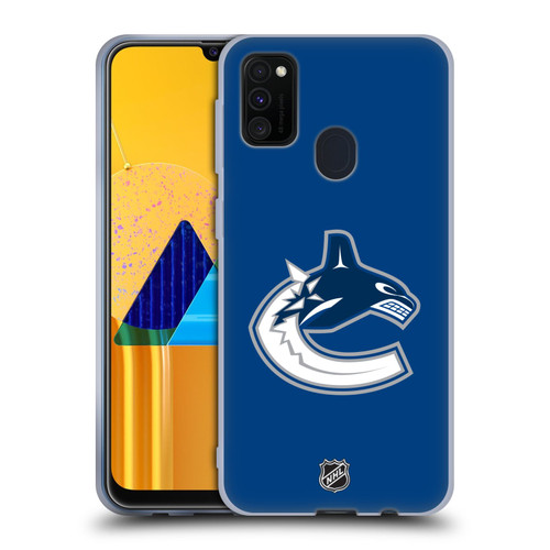 NHL Vancouver Canucks Plain Soft Gel Case for Samsung Galaxy M30s (2019)/M21 (2020)