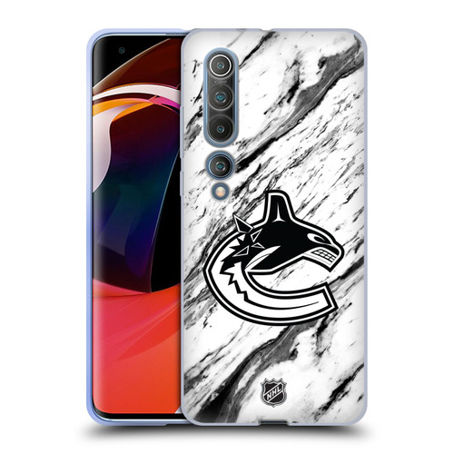 NHL Vancouver Canucks Marble Soft Gel Case for Xiaomi Mi 10 5G / Mi 10 Pro 5G