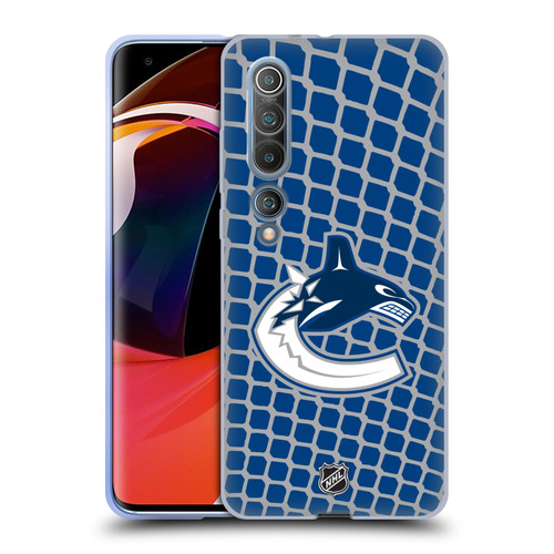NHL Vancouver Canucks Net Pattern Soft Gel Case for Xiaomi Mi 10 5G / Mi 10 Pro 5G
